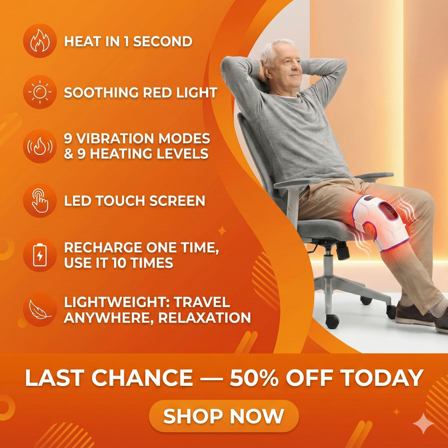 🔥 Fast Relief for Daily Knee Pain